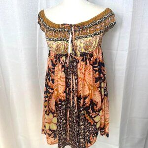 NWT Free People Bali Mariposa Slip In Black - Size S